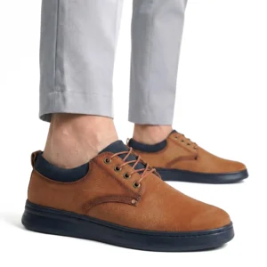 Herren-Casualschuhe aus echtem Leder mit Schnürung – Modern & Bequem