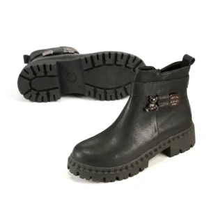 Damen-Kurzstiefelette aus hochwertigem Kunstleder – Elegant & Modern
