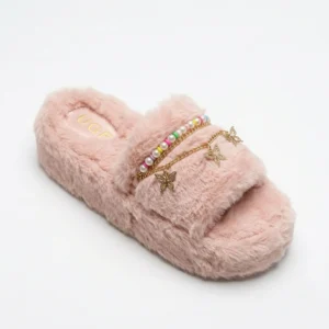 Damen-Winterpantoletten mit warmem Wollfutter – Bequem & Kuschelig