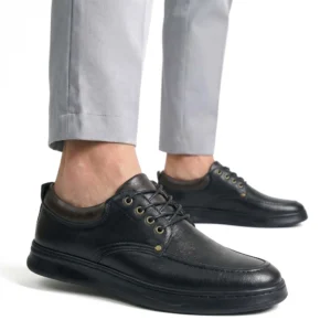 Herren-Casualschuhe aus echtem Leder mit Schnürung – Modern & Bequem
